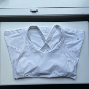 LULULEMON ATHLETIC TOP WHITE SZ 10